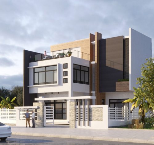4783.Exterior House 3dsmax File free download by Huy Hieu Lee